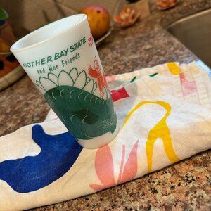 vintage juice glass